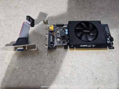 GIGABYTE NVIDIA GeForce GT 710 2GB Graphics Card GV-N710D3-2GL Tested - Image 1 of 3