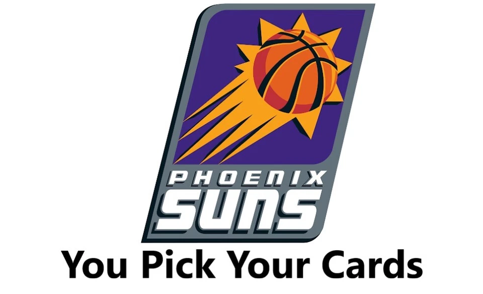 You Pick Your Cards  - Phoenix Suns Team -  NBA Basketball Card Selection - Image 1 of 1