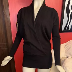 Vince Maglione Lungo Cashmere Nero S - Foto 1 di 12
