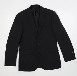 Fellini Mens Black Polyester Blend Suit Jacket Size 36 Reg - Picture 1 of 10