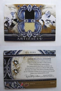 2010-11 Upper Deck Artifacts Tundra Tandems Dual Jerseys Crosby Fleury 08/10 - Picture 1 of 1