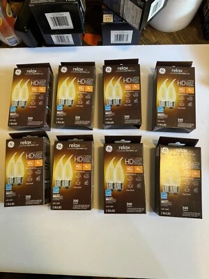 14 GE Relax LED Clear HD Light 40w 4w 300 Lumens Dimmable Led Bulbs, Med Base - Image 1 of 4
