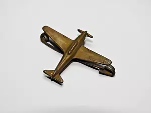 Rare Antique WW 2 Brass Aircrafts Brooch Pin. - Picture 1 of 8
