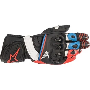 Alpinestars GP Plus R v2 Honda Motorradhandschuhe Sommer Sport Leder - Picture 1 of 4