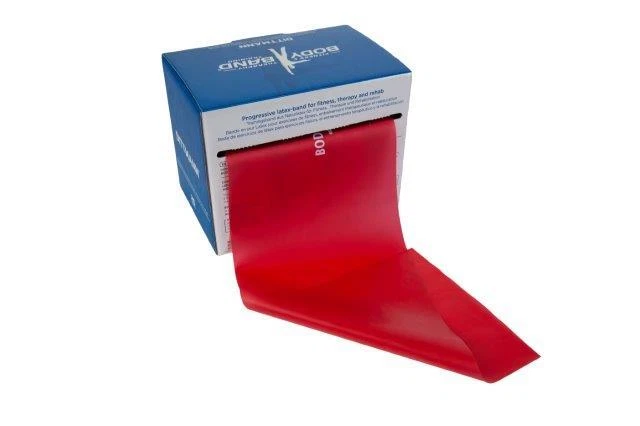 Body-Band 2,5m Dittmann Farbe Rot - Mittlerer Widerstand