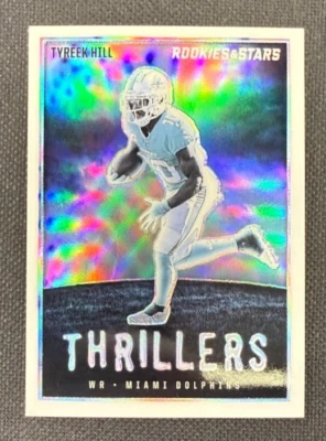 2023 THRILLERS Numbered /149 White Prizm Holo #TH-19 Tyreek Hill Miami Dolphins - Image 1 of 2