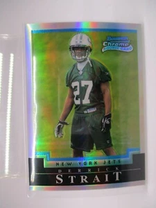 2004 Bowman Chrome Refractors #202 Derrick Strait RC JETS /500 - Picture 1 of 1