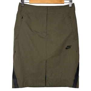 NIKE | Damen olivgrün sportlich gebunden Freizeit Cargo Bleistiftrock Größe Small - Bild 1 von 15