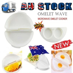 Microwave Egg Omelette Omelett Omelet Pan Maker Microwavable Cooker Free Post TK - Picture 1 of 8