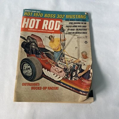 1970 Jan Hot Rod Magazine Bucks Up Racer  (CP230) - Image 1 of 3