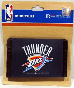 NBA Thunder OKC Tri-fold Nylon Wallet - Picture 1 of 4