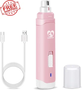 Molinillo de uñas para perro Casfuy actualizado - profesional eléctrico recargable de 2 velocidades - Imagen 1 de 12