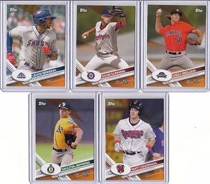 2017 Pro Debut Orange Base Parallel #11 Lewis Brinson Brewers /25 - Picture 1 of 2