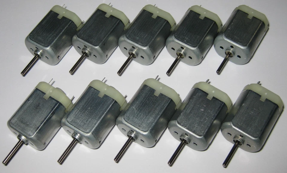 5 X Mabuchi Fk-280 Motors - 10 to 15 VDC - Model Train Motor - 8000 RPM