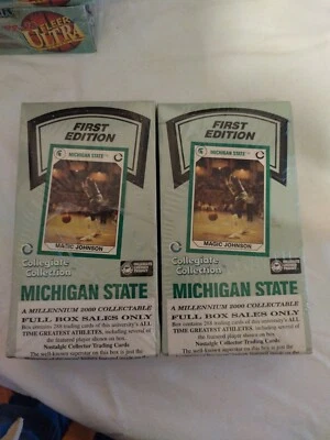 Michigan State Trading Cards - All Time Greats Magic Johnson NEW + SEALED 2 BOXS - Image 1 of 4