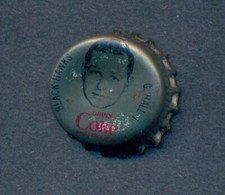 1964-65 COCA-COLA COKE BOTTLE CAP + CORK Glenn Hall Chicago Blackhawks EX+