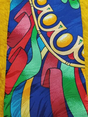 RUSH LIMBAUGH ~ CORBATA DE SEDA PARA HOMBRE ~ AZUL con CINTAS DORADAS Y ARCO IRIS ~ 58" Foto 1 de 4