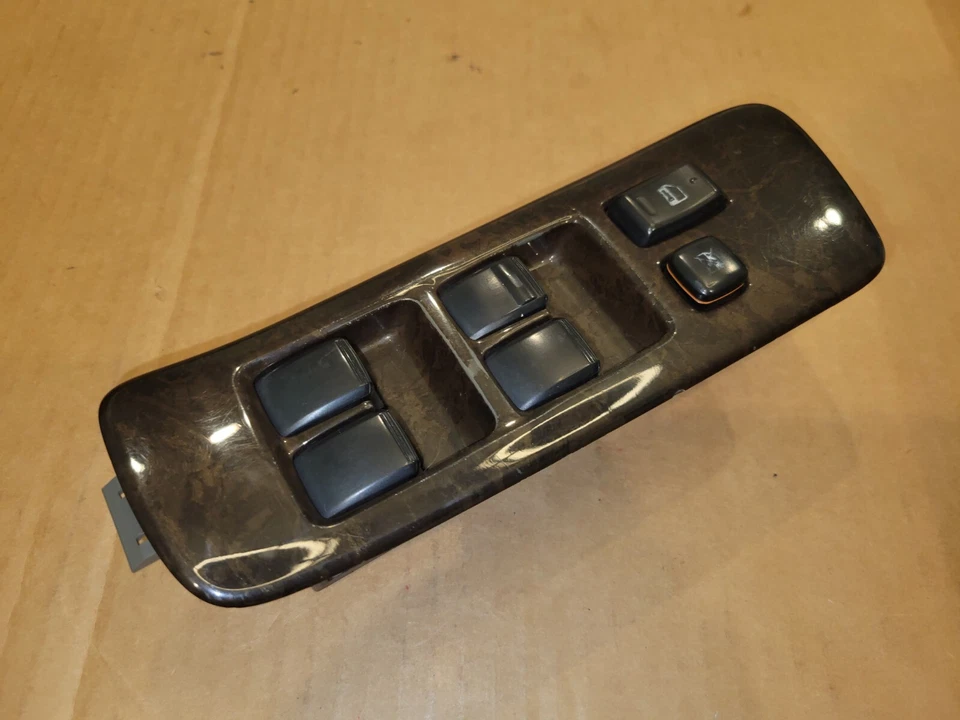 2001-2007 TOYOTA HIGHLANDER MASTER INTERRUPTOR DE JANELA DE ENERGIA GRÃO DE MADEIRA 84040-48121 - Imagem 1 de 4