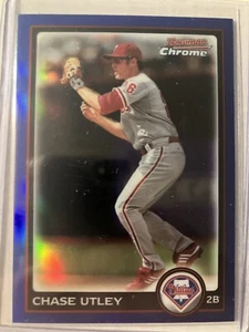 2010 Bowman Chrome Chase Utley Blue /150 Phillies GOAT #109 - Picture 1 of 2