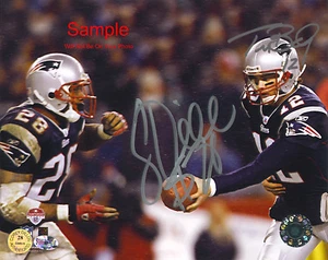 TOM BRADY COREY DILLON Patriots Signed Autograph Reprint 10x8 Photo - Picture 1 of 1