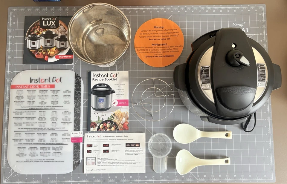 Instant Pot Lux Mini 3 Qt 6 in 1 Electric Pressure/Slow Cooker Silver Multi Use - Image 1 of 4