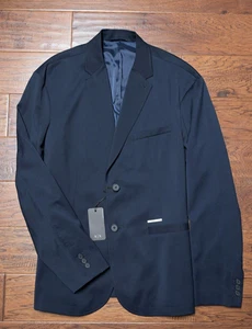 Armani Exchange A|X $260 Men's Dark Blue Business Casual Blazer Jacket 36 - Picture 1 of 13