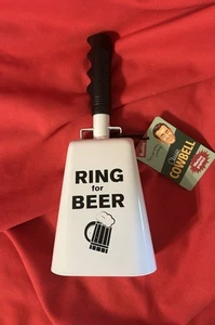 Beer Bell Wembley Classic Cowbell Metal White Ring For Beer Loud & Proud - Picture 1 of 2