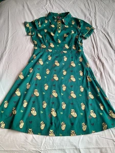 Yumi Owl print shirt dress - Picture 1 of 6