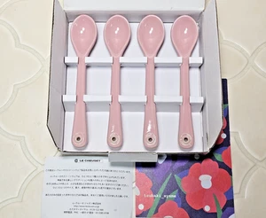 Le Creuset Löffel Satin Rosa 5,5 Zoll 4er Set B3xH14xT2cm Steinzeug mit Box - Bild 1 von 9