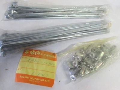 Juego completo de radios delanteros NOS Suzuki TM250 RM125 RM250 RM370 72-76 55300-30840 Foto 1 de 2