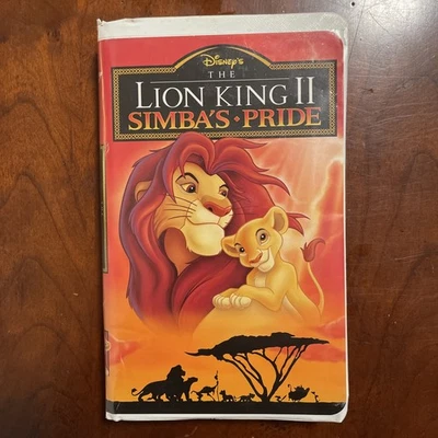 Walt disney The Lion King 2 Simba's Pride VHS Video Tape Disney 8804 Very Rare - Image 1 of 4