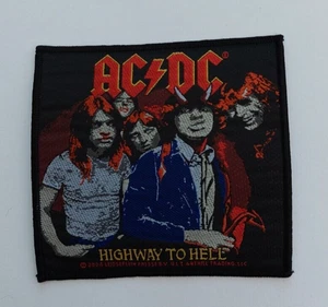 Offizieller AC/DC HIGHWAY TO HELL gewebter Aufnäher zum Aufnähen NEU M2 - Bild 1 von 1