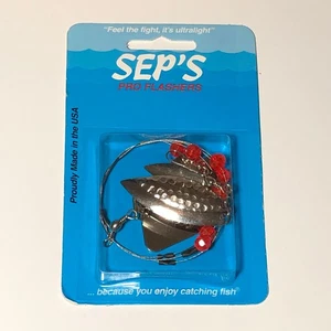 Seps WIlow Leaf Pro Flashers 212 Downrigger Trolling Blade Esche da Pesca Nuovo - Foto 1 di 6