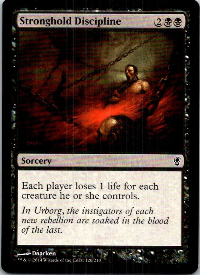 Stronghold Discipline 126 C Conspiracy LP MTG - Image 1 of 1