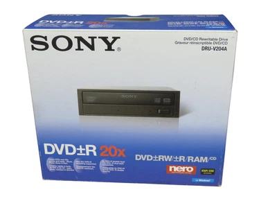 SONY DRU-V204A DVD/CD Rewritable Drive Black Brand NEW Open Box - Image 1 of 3