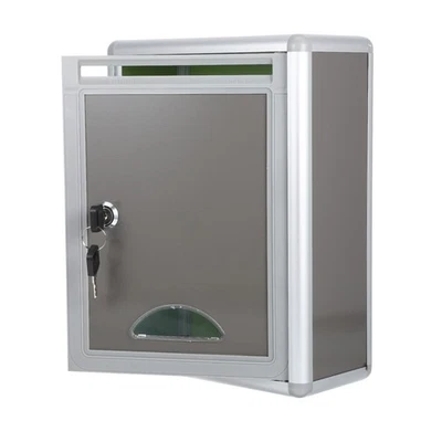  Petite boîte aux lettres à suggestions avec serrure, boîte aux lettres murale à - Photo 1/4