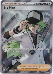 Pokémon Ns Plan Full Art Schwarze 163/086 NM Deutsch - Bild 1 von 1