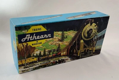 Vintage Athearn Trains in Miniature HO Scale Empty Box – Blue Artwork – 1950s - Image 1 of 4