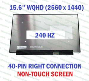 BOE NE156QHM-NZ2 V8.0 15.6" 240hz QHD 2560X1440 Laptop Screen - Afbeelding 1 van 9