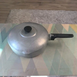 Vintage Magnalite Wagner Ware Sidney -O- 4569-P Friteuse Pfanne & Deckel 10,5" - Bild 1 von 9