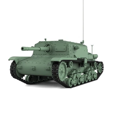 PreSale 1/16 Military Model Kit Italy M41 75mm/L32 Gun Motor CarrItalyge - Image 1 of 4