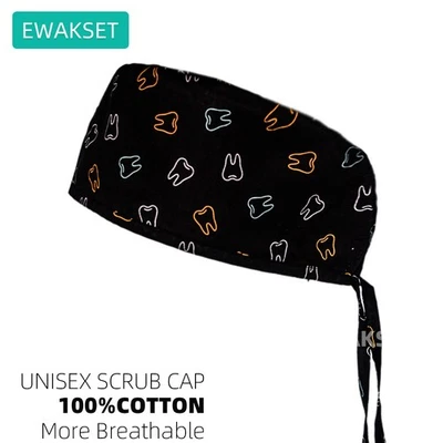 New Dental Surgical Cap sweatband Nurse Nursing Hat Dentistry Clinic Scrub Caps - Image 1 of 4