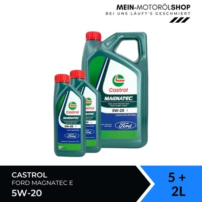 Ford Castrol Magnatec 5W-20 E Ford WSS-M2C 948-B Motoröl 5+2 Liter = 7 Liter - Bild 1 von 4