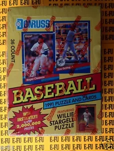 1991 Donruss Baseball Series 1 NEW Factory Sealed Unopened Wax Box 36 Packs - Picture 1 of 1