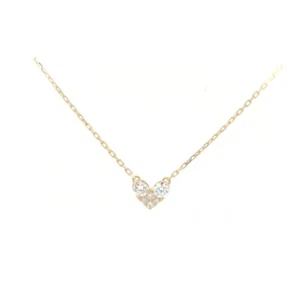 Ponte Vecchio Natural Diamond necklace 0.14ct 18K yellow gold - Picture 1 of 5