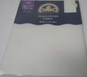 Creative World DMC Needlework Fabric Aida 18ct 14"x18" Ecru - Picture 1 of 1