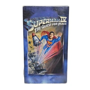 Superman IV 4 The Quest for Peace VHS Tape Sealed 1987 Christopher Reeve - Picture 1 of 4