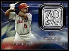 2021 Topps 70th Anniversary Logo Patch (Series 2) Albert Pujols #T70P-AP