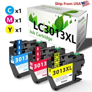 3PK replace for Brother LC3013 XL Ink Cartridge Color for MFC-J690DW MFC-J895DW - Picture 1 of 2
