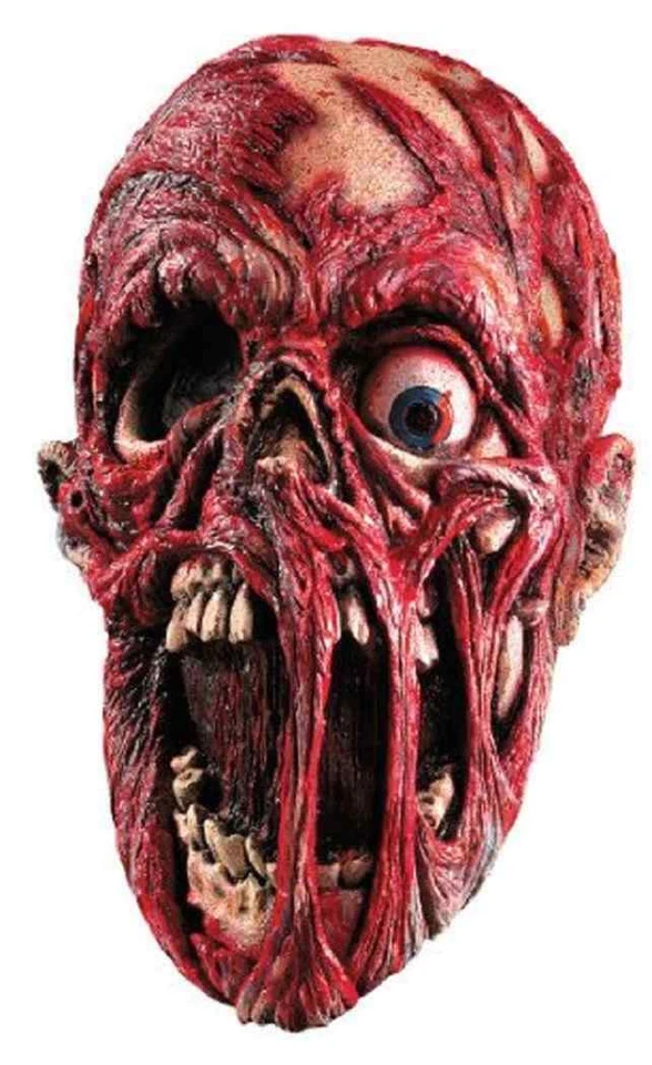Screaming Corpse Mask Zombie Skull Fancy Dress Halloween Adult Costume Accessory - Image 1 of 1